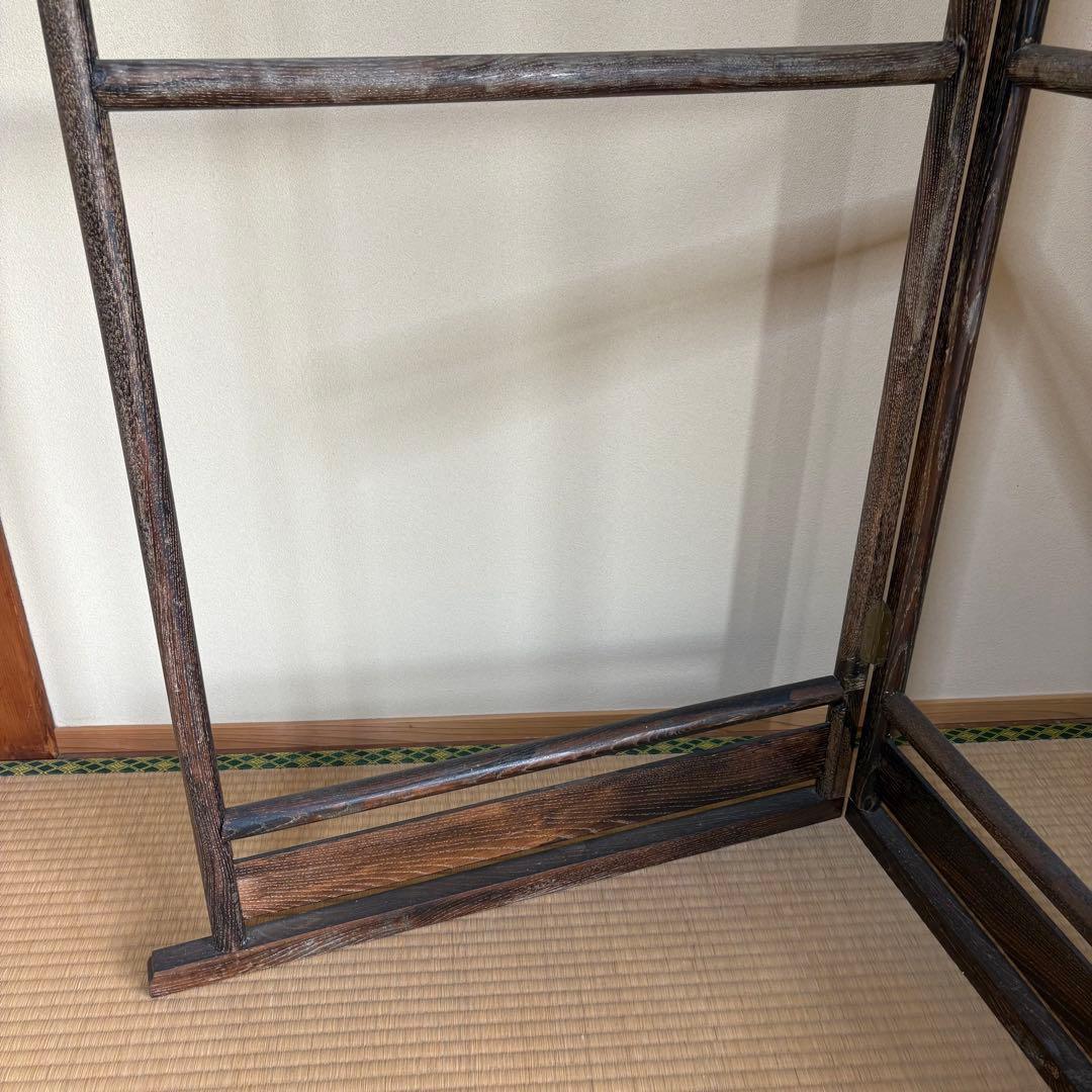 希少6　衣桁　衣紋掛け　骨董　木製　アンティーク　昭和レトロ　着物　日本