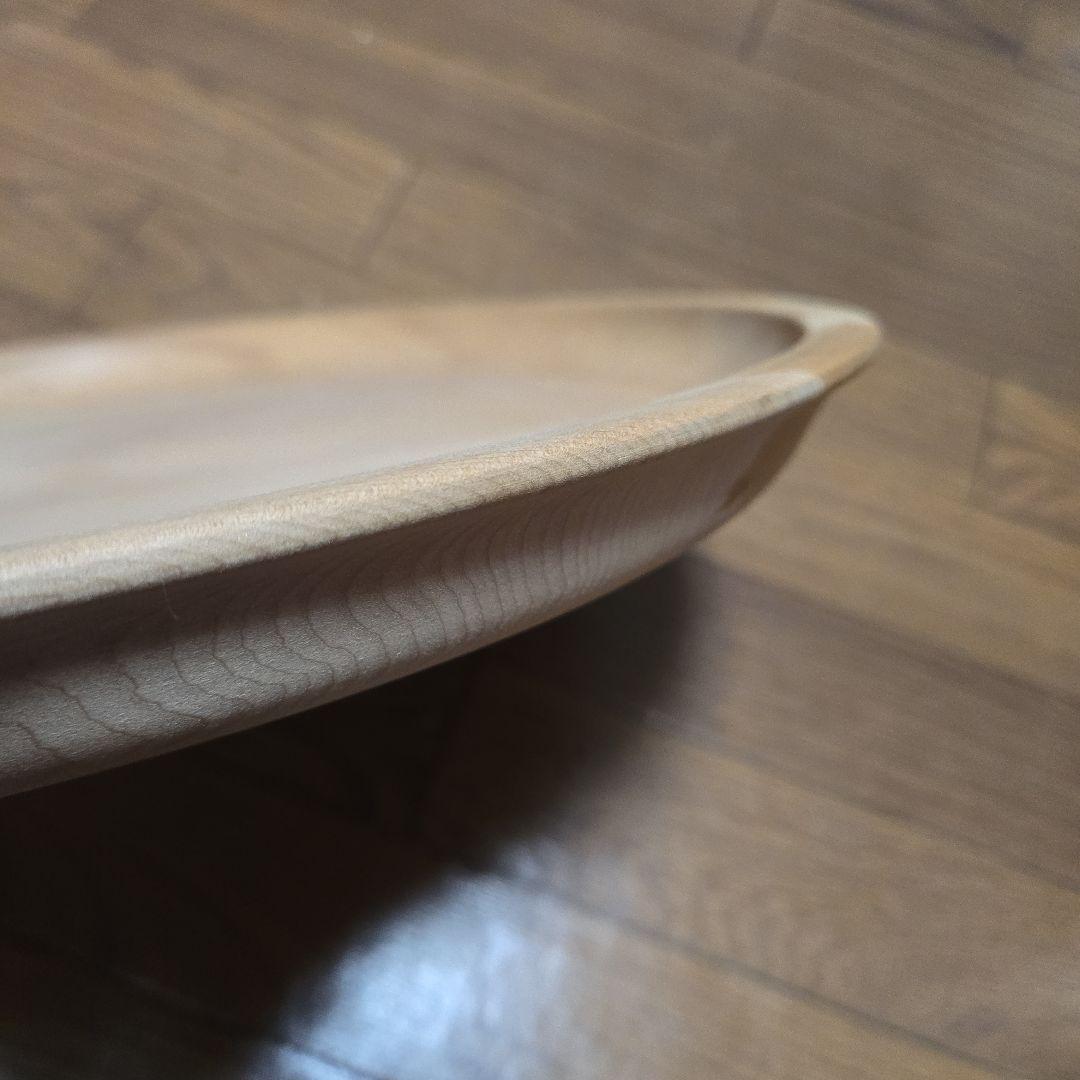 木製 鎌倉彫用 桂木地 古鏡盆 特大 格安