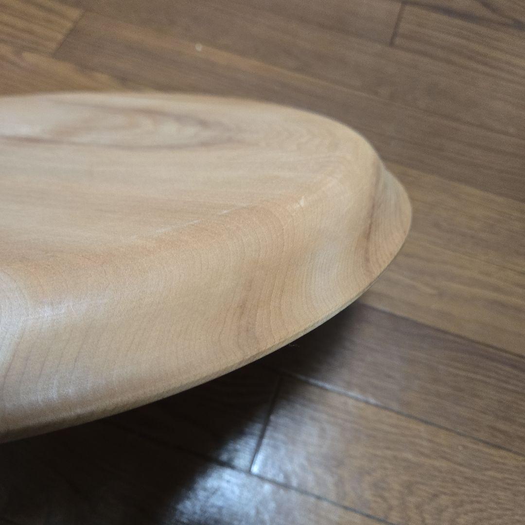 木製 鎌倉彫用 桂木地 古鏡盆 特大 格安