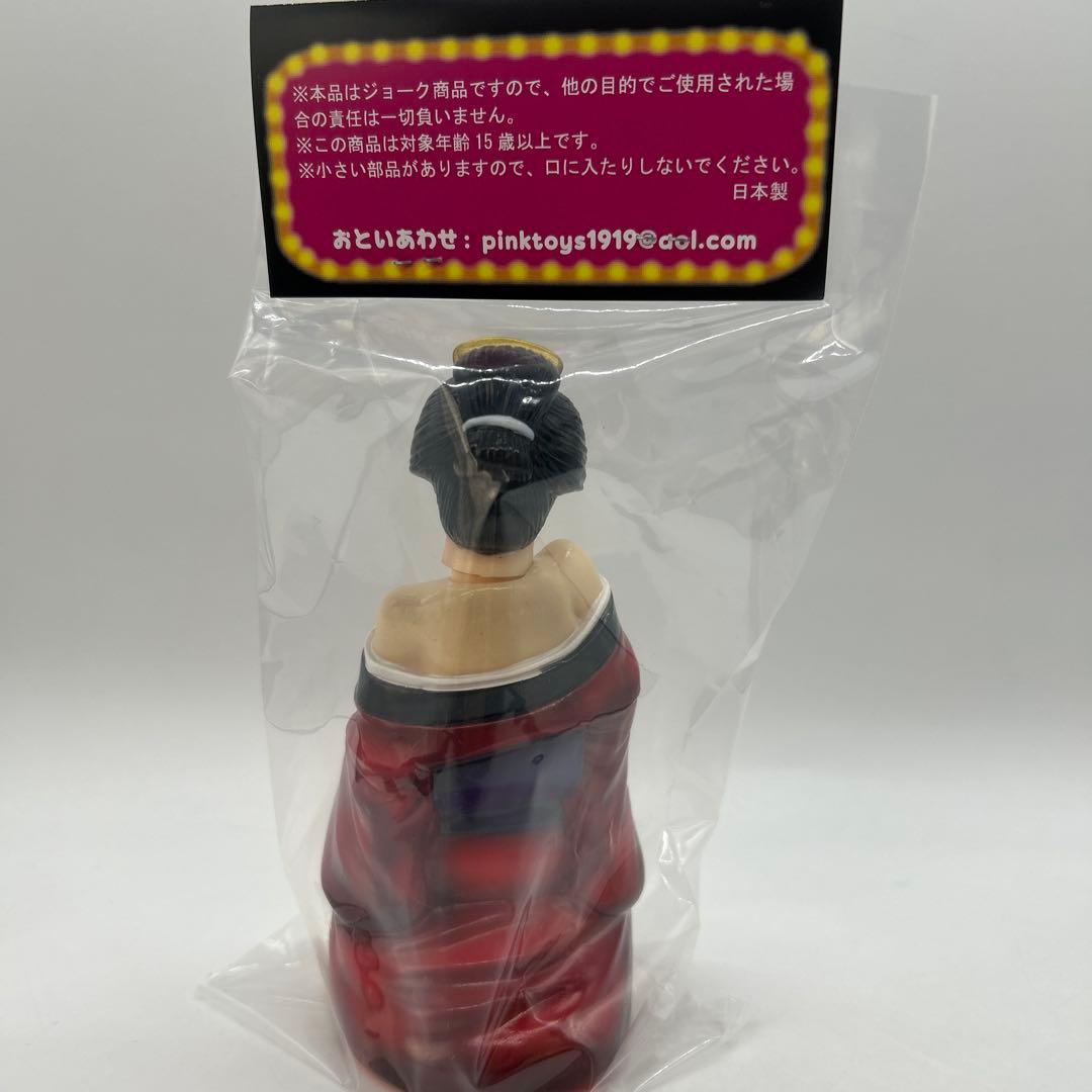 ピンクトイズ 官能 ろくろ首 (ホラー )ソフビ 幽霊妖怪おばけ 秘宝館