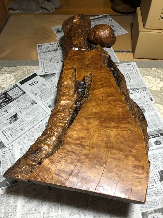 屋久杉 置物 珍しい 縦70×横130