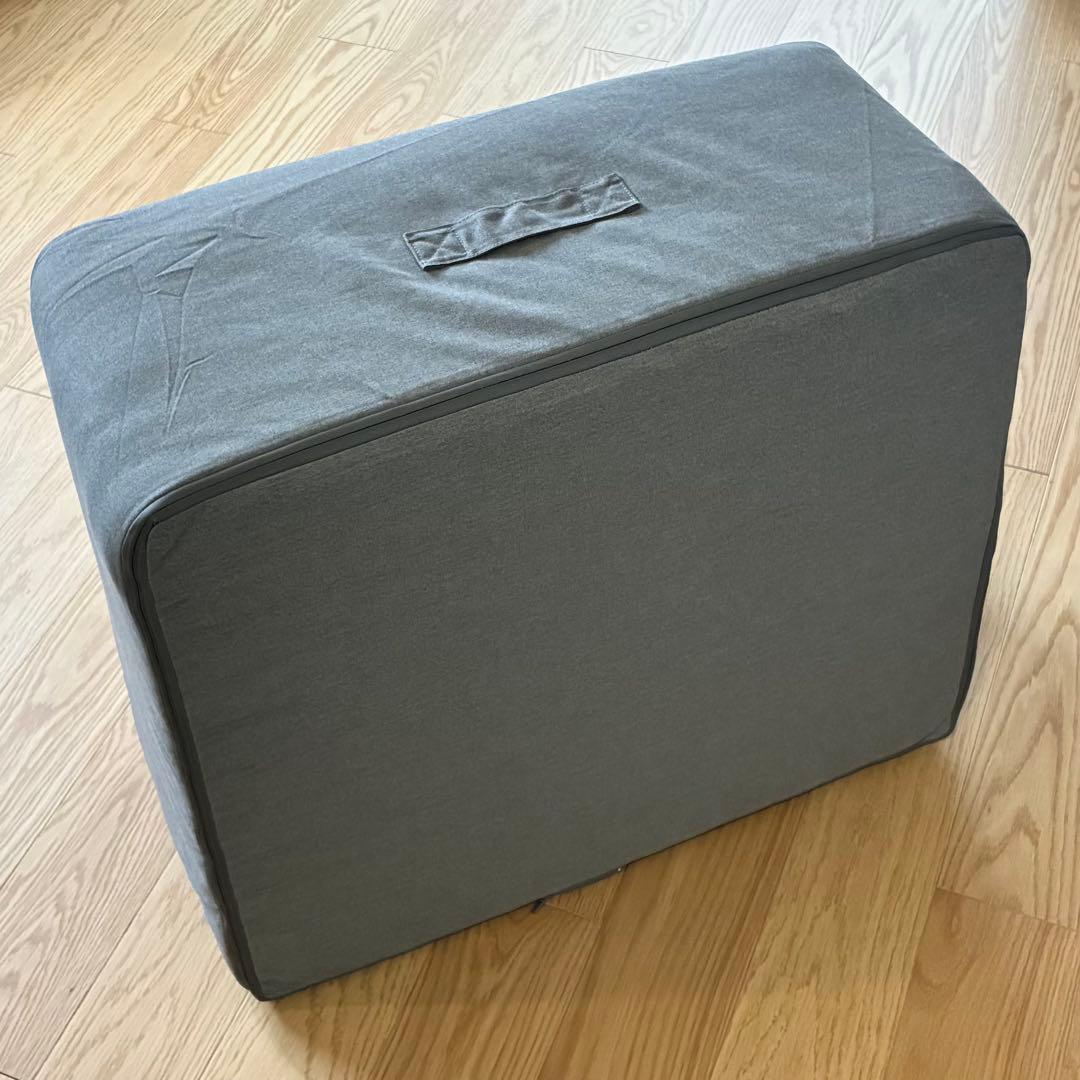 IKEA VITHÄLLヴィトヘル マットレス／プーフ かため グレー