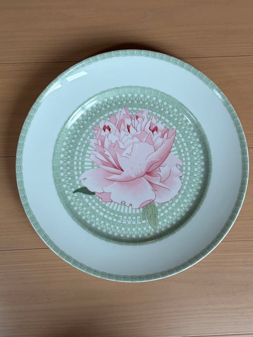 廃番 エルメス レ・ピヴォワンヌ フラワープレート