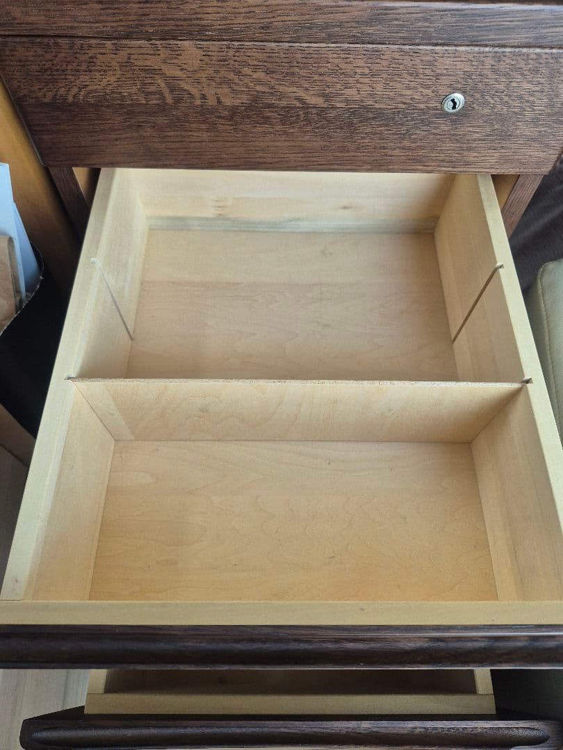 Karimoku 学習机のワゴンのみ モカブラウン色