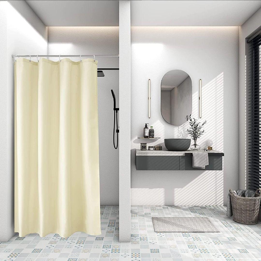 クリーム色 ドレープカーテン ポリエステル