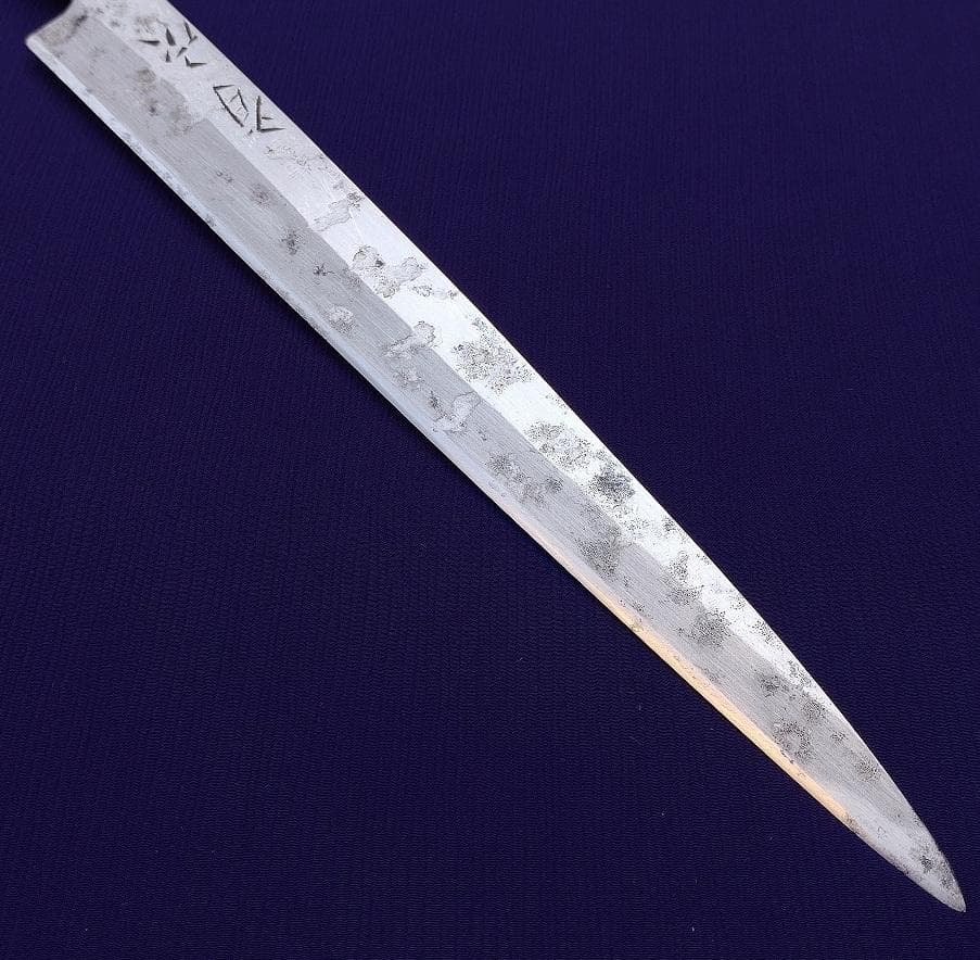 刺身包丁 有次 刃長約258㎜ 片刃 和包丁 柳刃包丁 正夫 庖丁 《0235》