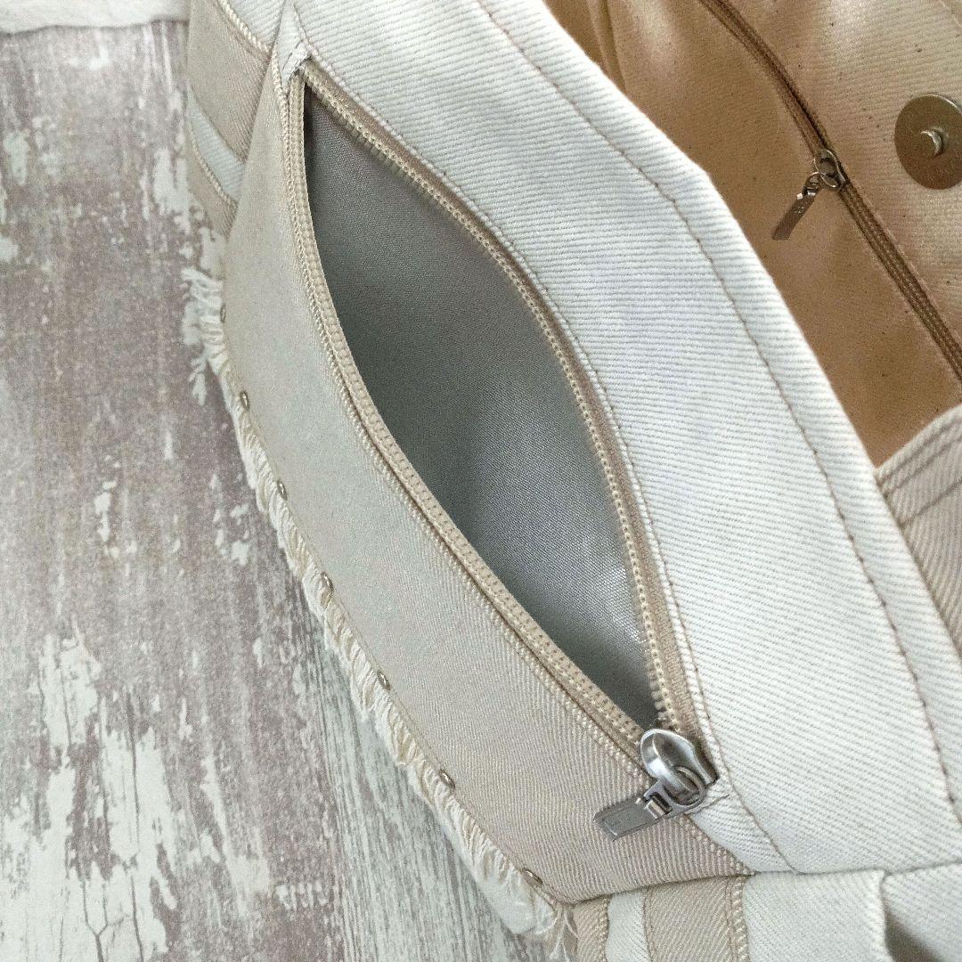 リメイクデニム★サイドポケットトートバッグ