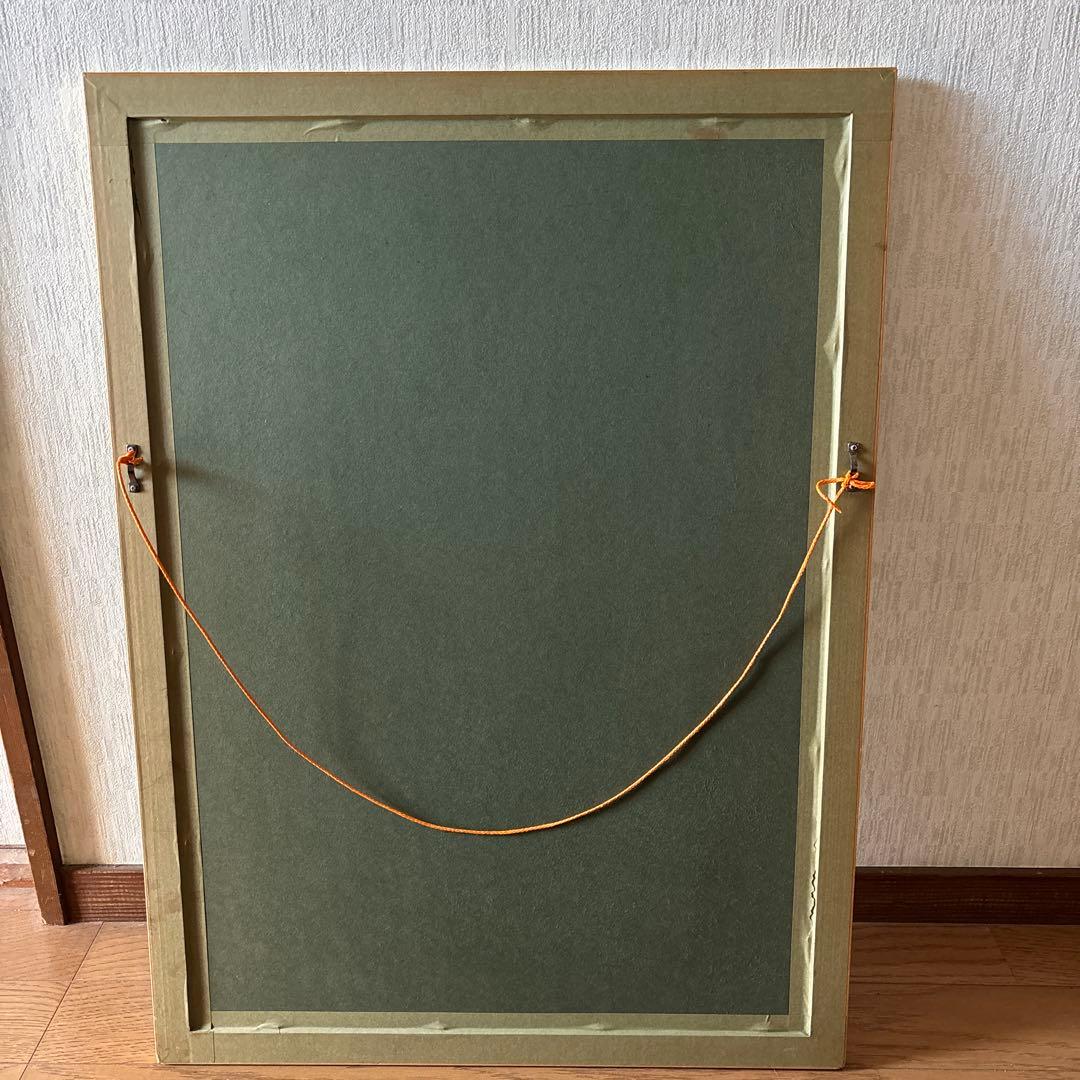 鶴田一郎LILY、額64.5×47.5cm