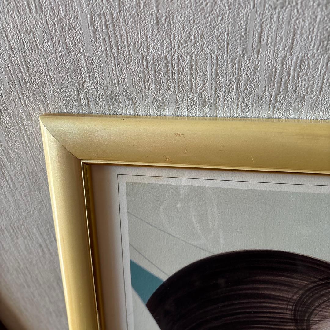 鶴田一郎LILY、額64.5×47.5cm