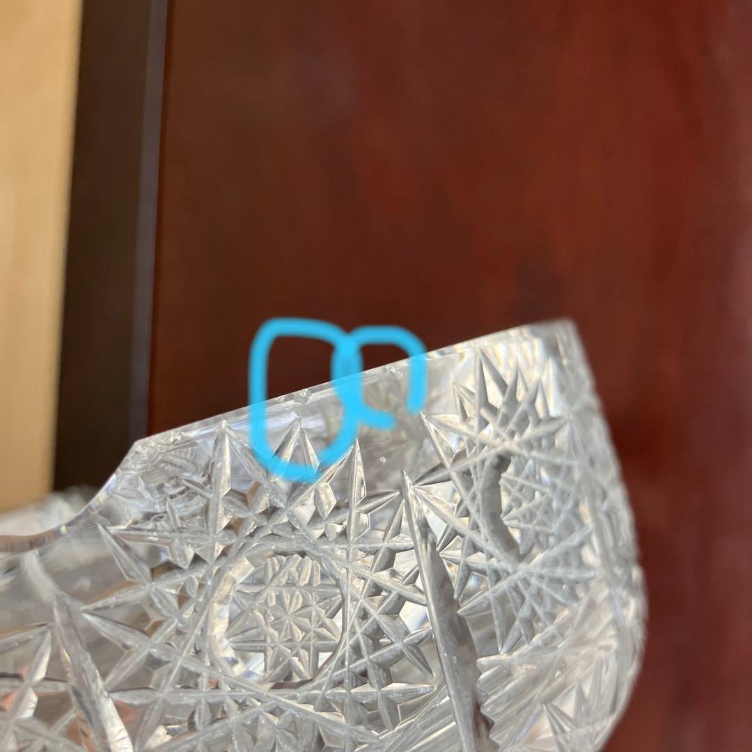 ボヘミヤグラス　灰皿