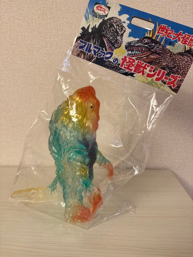 ヘドラ ブルマァク ソフビ オーロラカラー 怪獣 おもちゃ
