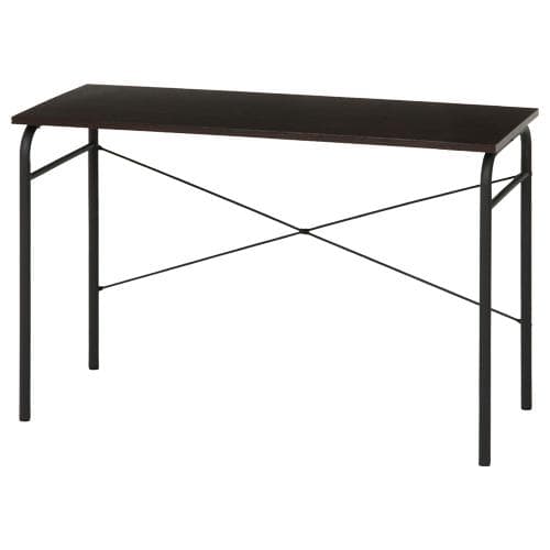 【新品・送料無料】ワークデスク プレーン 奥行45cm ダークブラウン