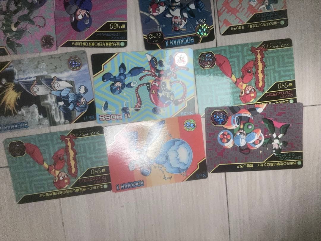 当時物　カードダス　ロックマン18枚セット