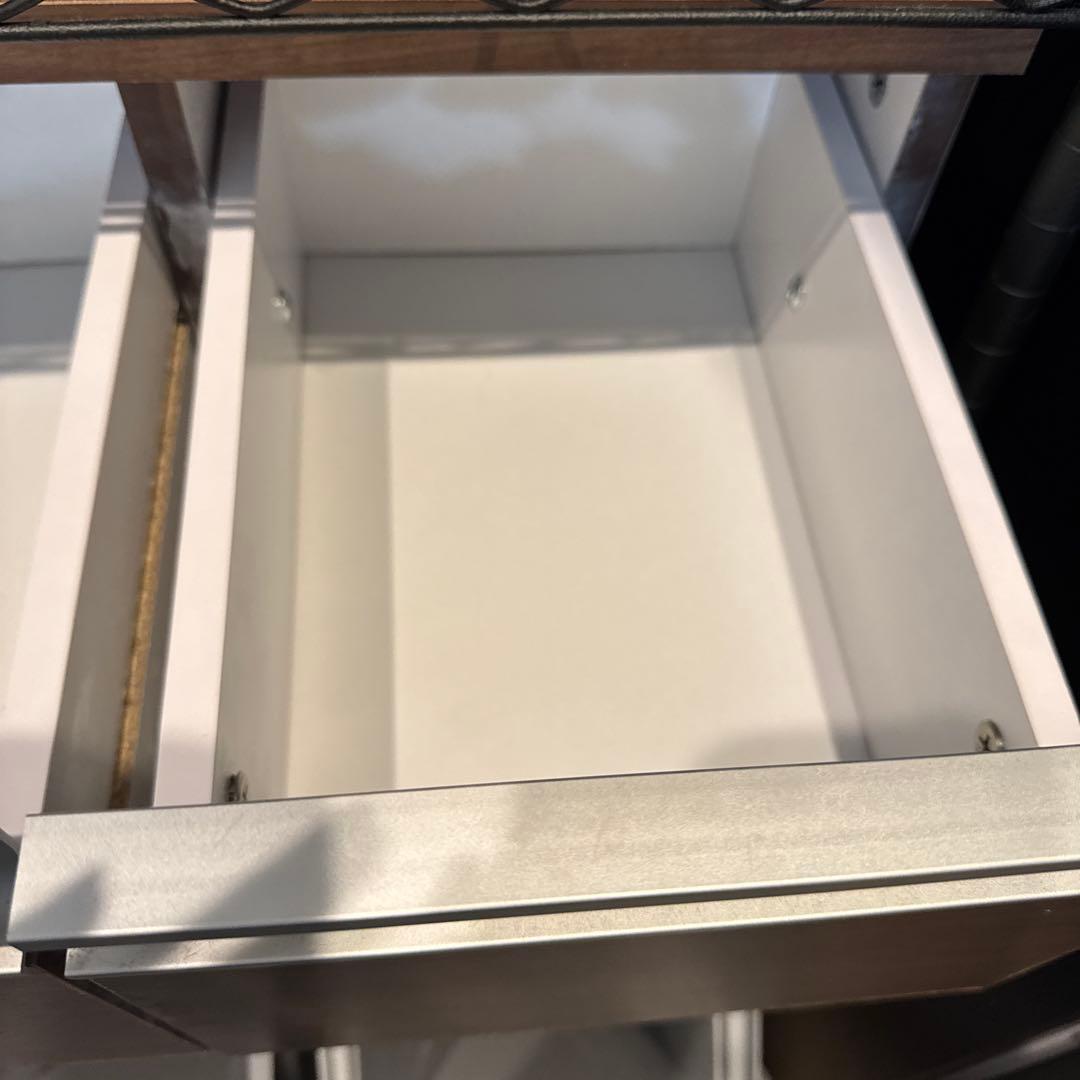 アイリスオーヤマ　ペールカウンター　食器棚　蓋つきゴミ箱　キッチン　収納棚