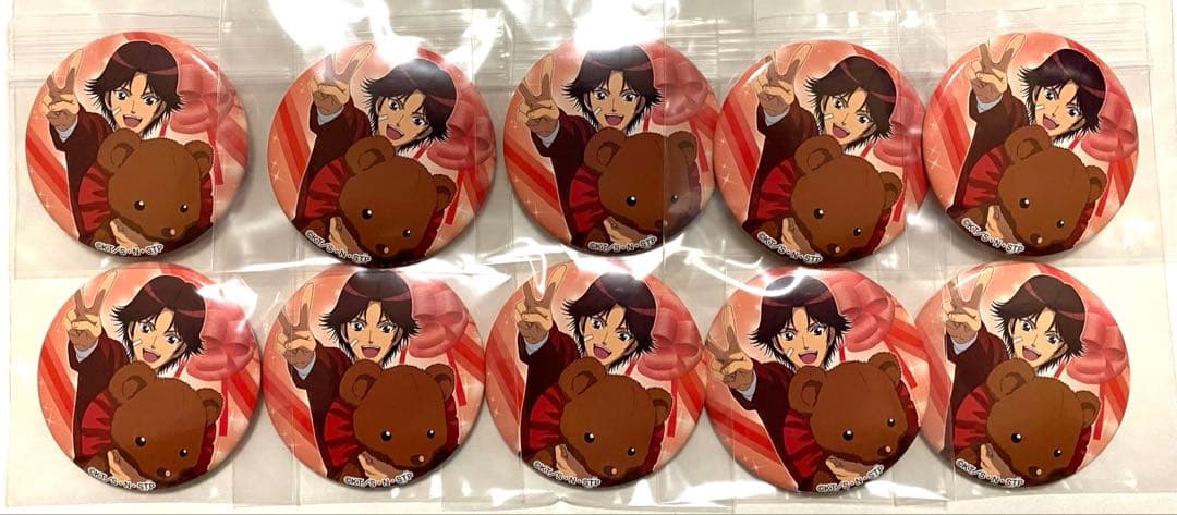 テニスの王子様 テニプリスト 菊丸英二 バースデー 缶バッジ 10点