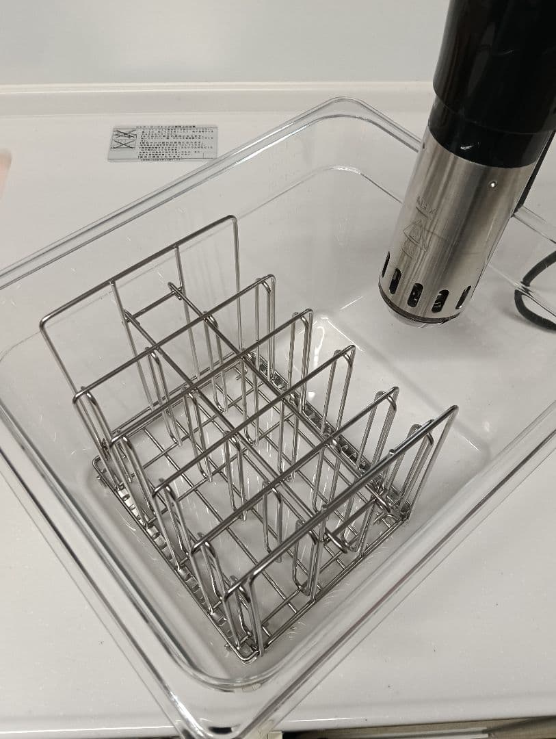 THANKO 低温調理器 × 専用ケース11L ステンレス 仕切り付き