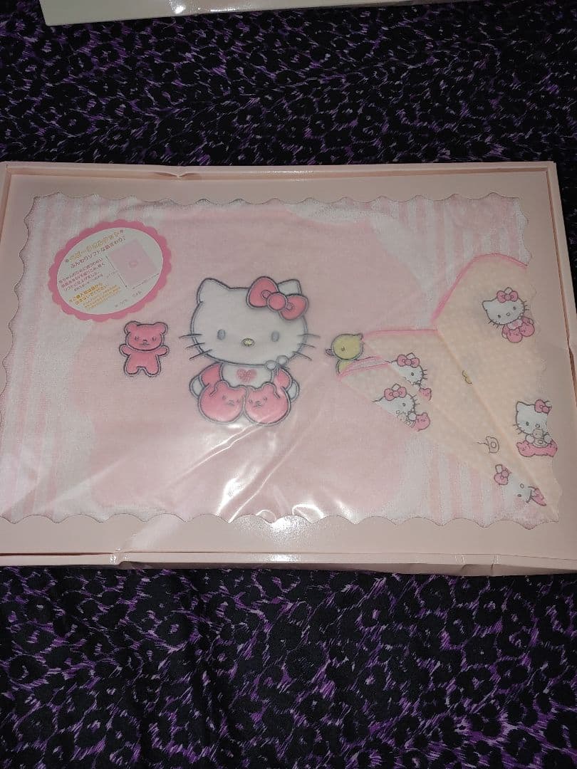 激レア！ベビーキティ　タオルケット　サンリオ2004年　ピンクbabykitty
