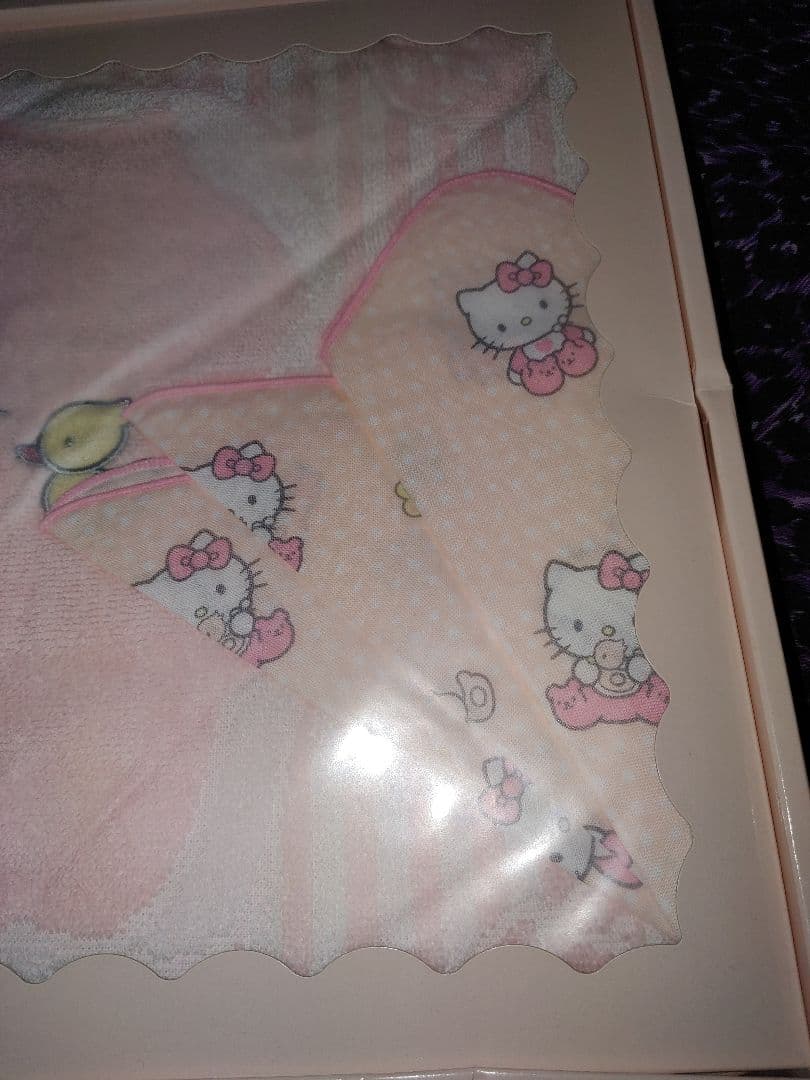 激レア！ベビーキティ　タオルケット　サンリオ2004年　ピンクbabykitty