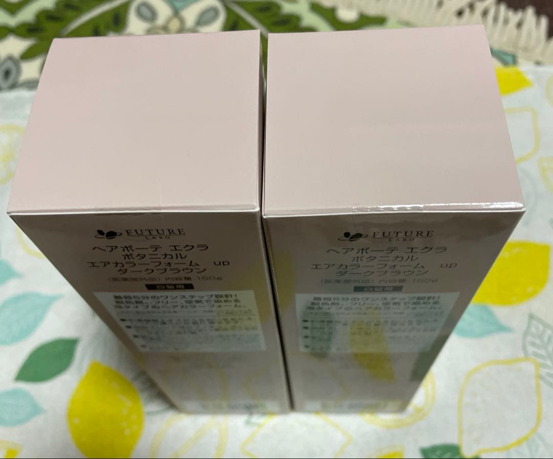 ヘアボーテエクラボタニカル　エアカラーフォームup ダークブラウン2本