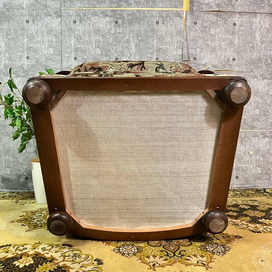 ꧁カリモク家具 karimoku꧂コロニアル 1人掛けアームソファ 花柄