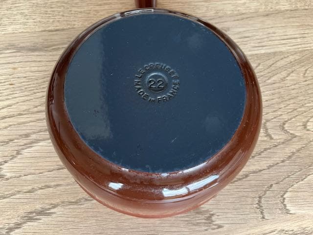 【レア品】ルクルーゼ ビンテージ ソースパン 22cm