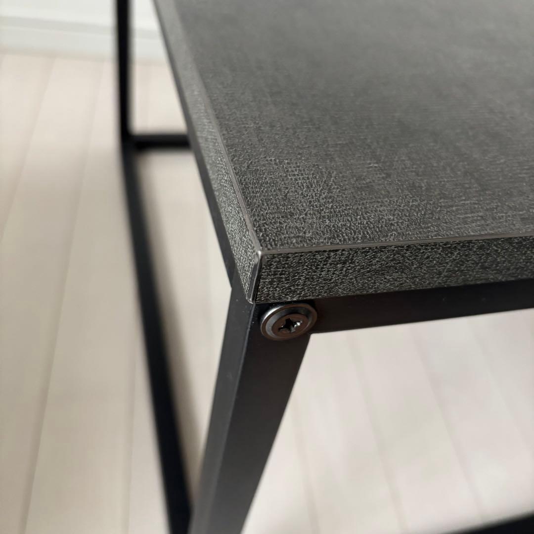 ロウヤ LOWYA ネストテーブル2個セット Comanos ダークグレー