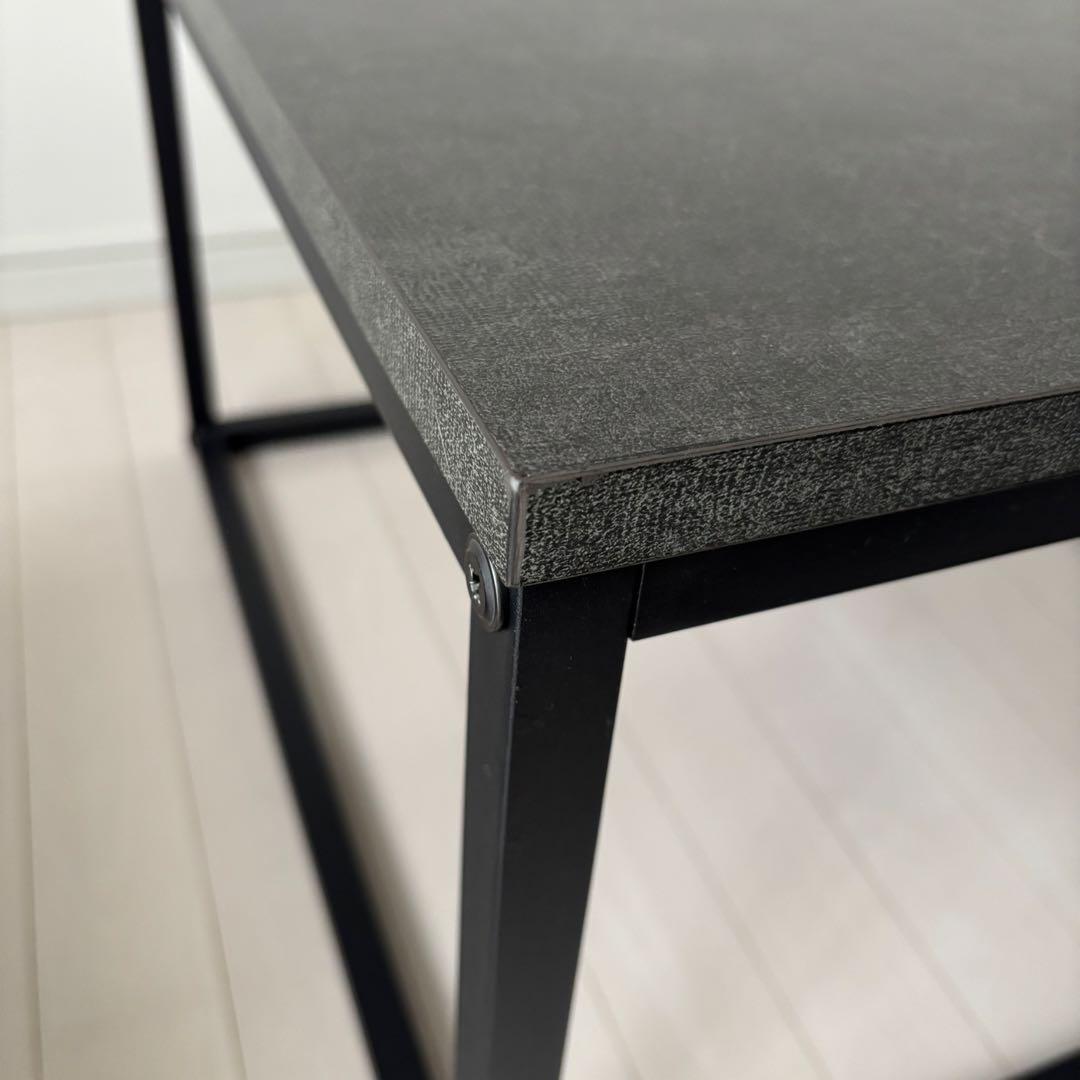 ロウヤ LOWYA ネストテーブル2個セット Comanos ダークグレー