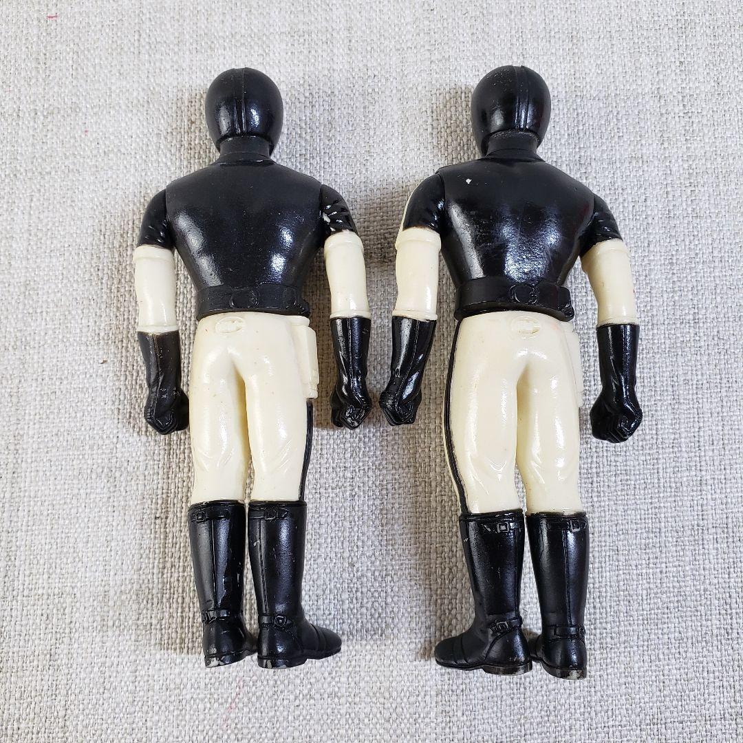 科学戦隊ダイナマン ソフビ 人形 5体セット ピンバッジ付き ポピー