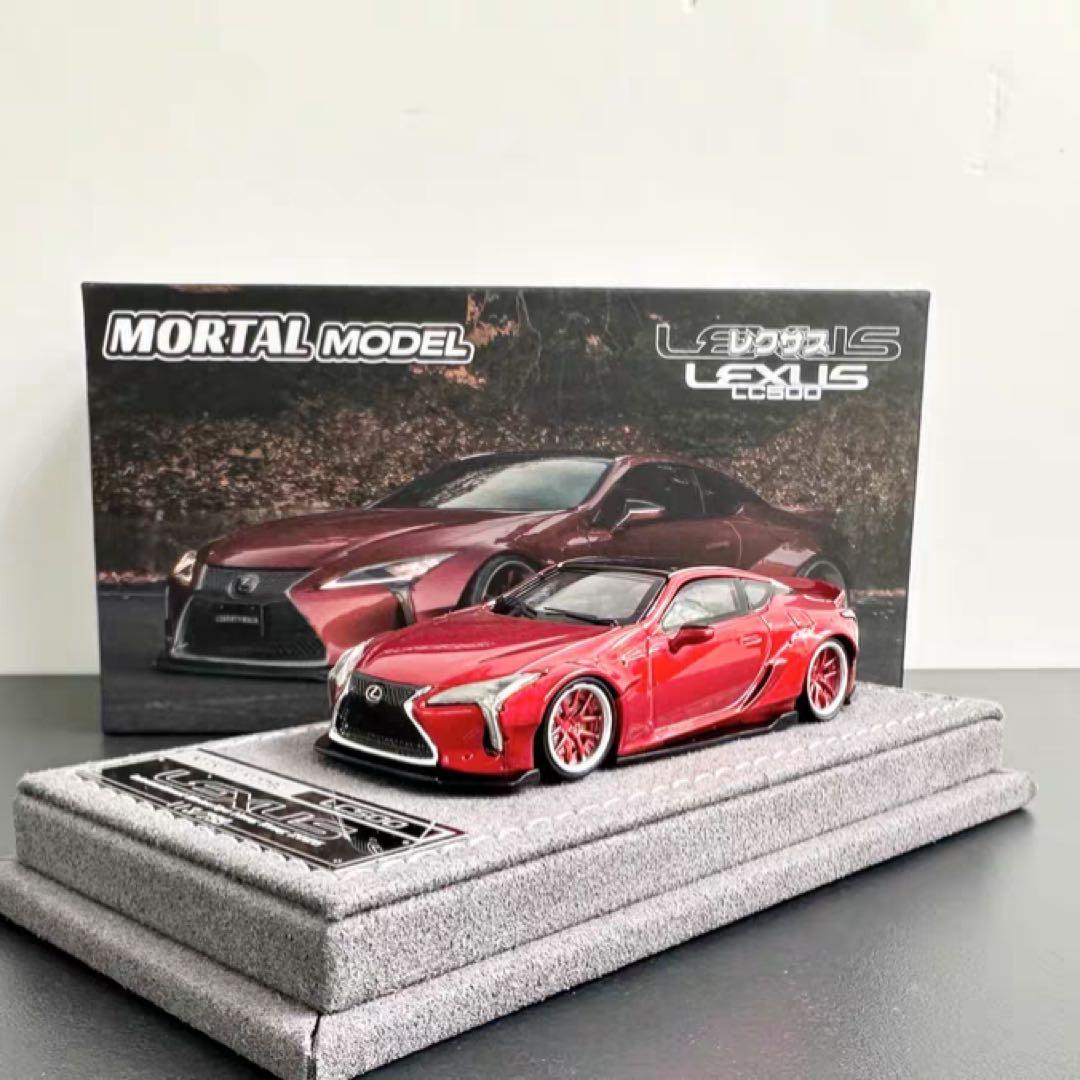 限定299】Mortal 1/64 レクサス LC500（レッド） - メルカリ