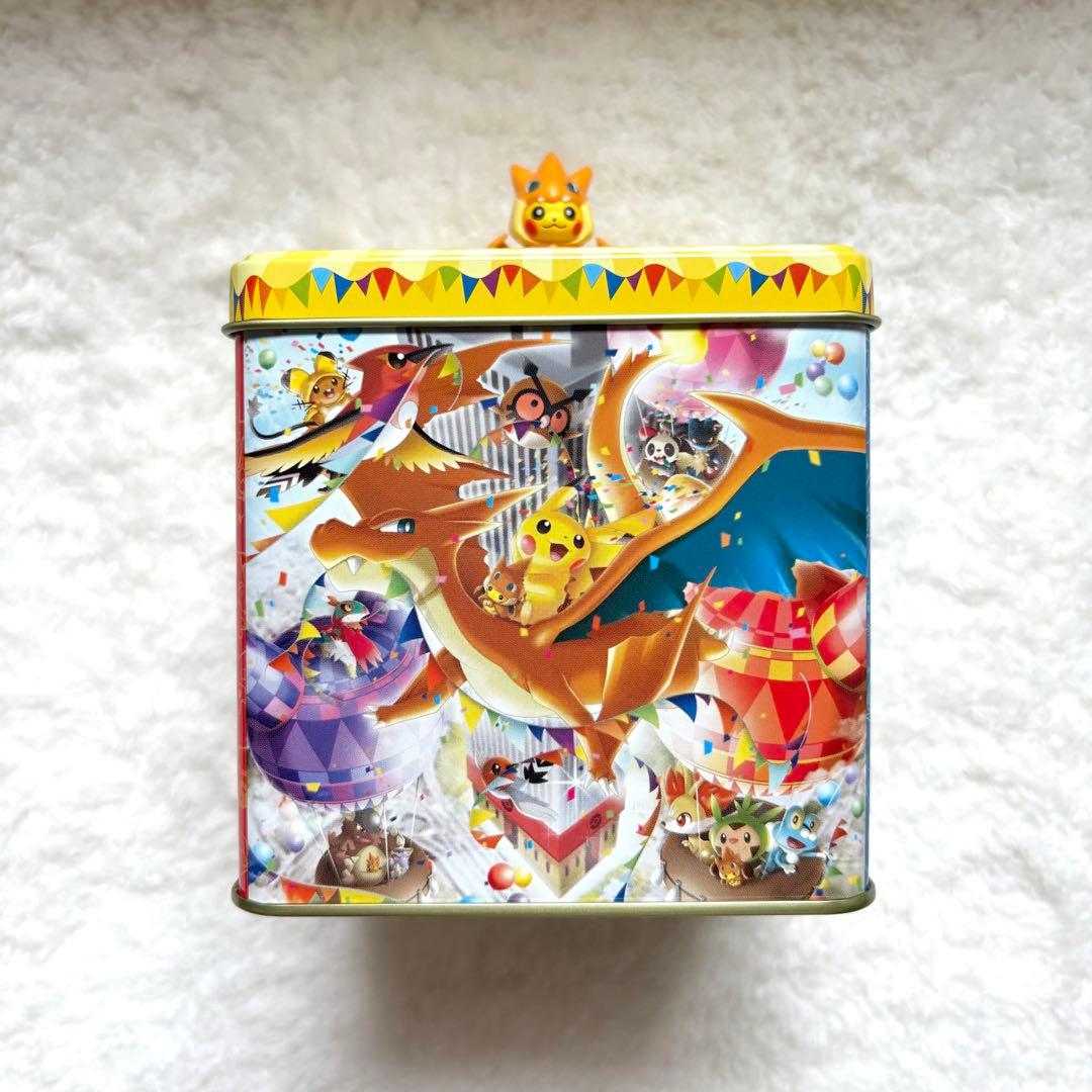 ポケモンセンターメガトウキョー オープン記念 クッキー缶 ポンチョ