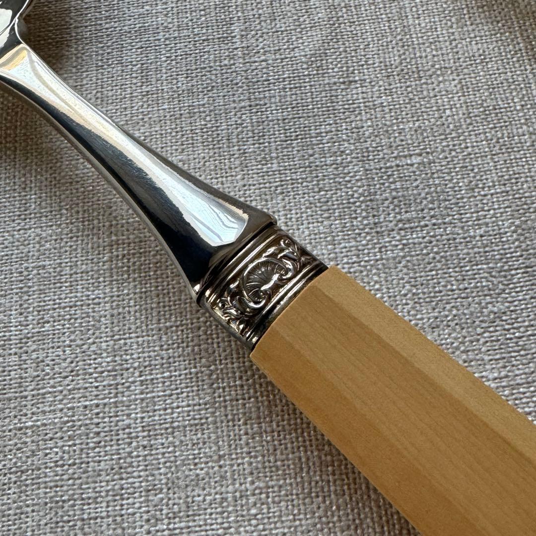 【定価10万超】フランス製 シエクル サーバーセット ツゲ シルバープレート