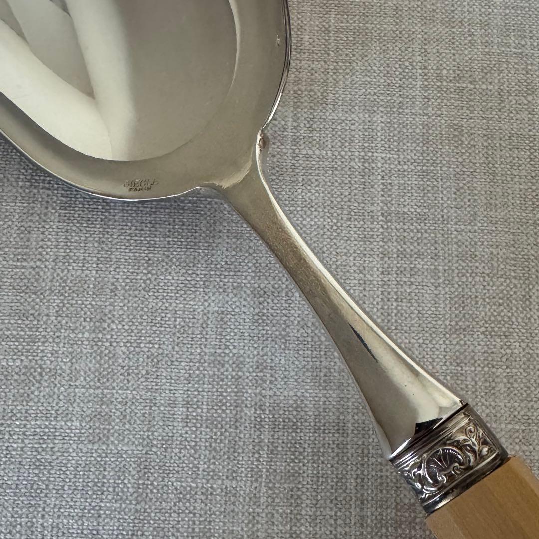 【定価10万超】フランス製 シエクル サーバーセット ツゲ シルバープレート