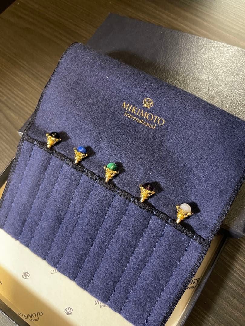 MIKIMOTO 半貴石フルーツピック　5本セット