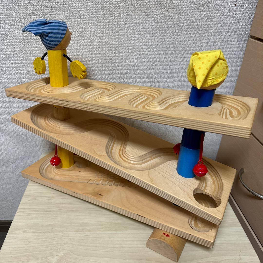 HABA ハバ社 ボールトラック ローリー　ドイツ製 クーゲルバーン　玉ころがし