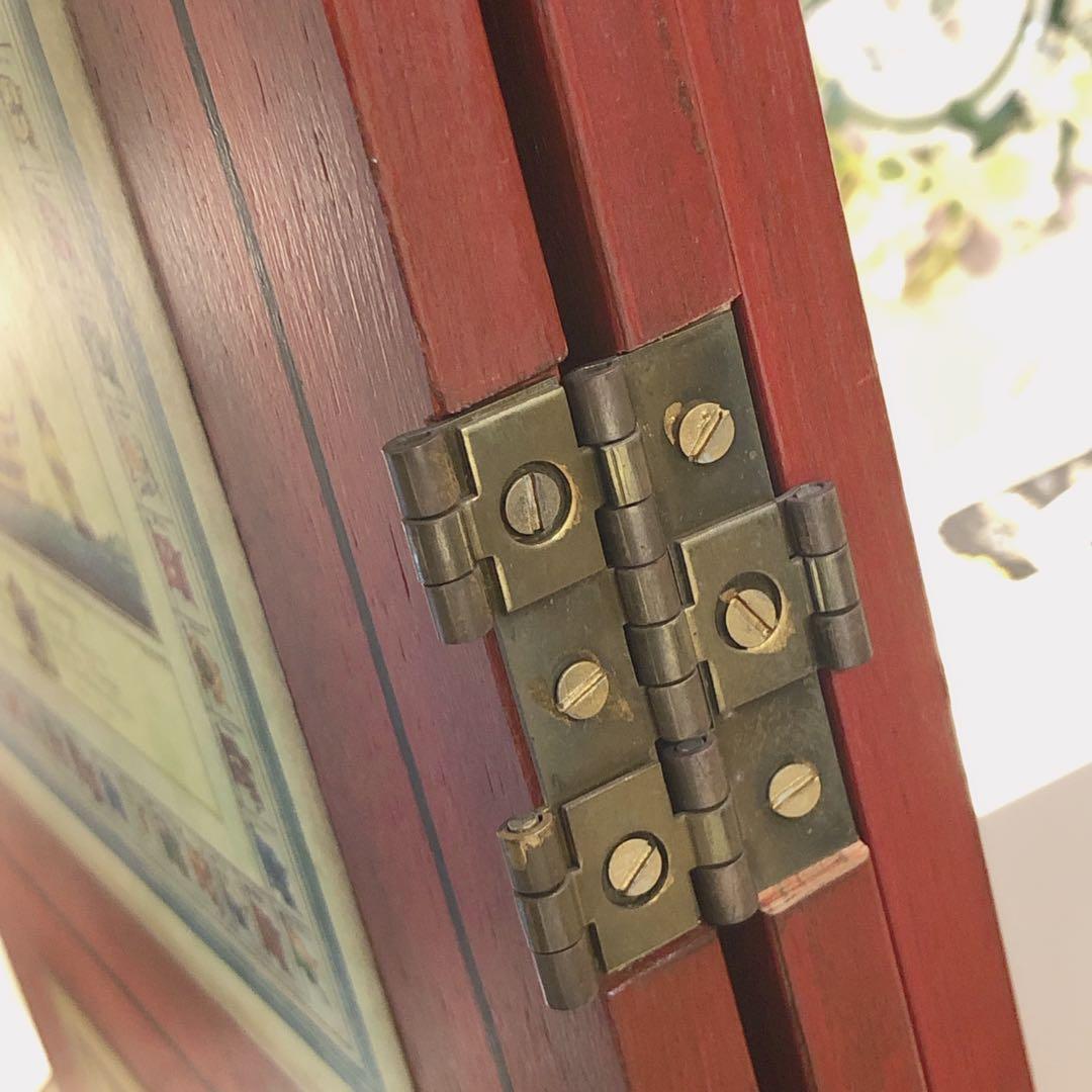 フランス　ついたて　ヴィンテージ 古地図　デコパージュ　ハンドメイド