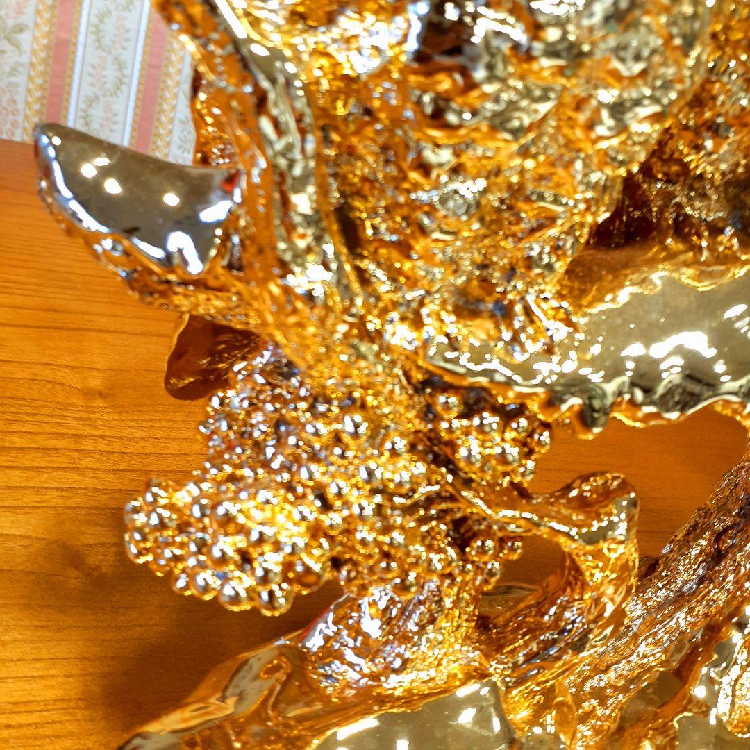 輸入雑貨　開運　金運　『ふくろうの不苦労な三姉妹』　金色　ゴールドコーティング