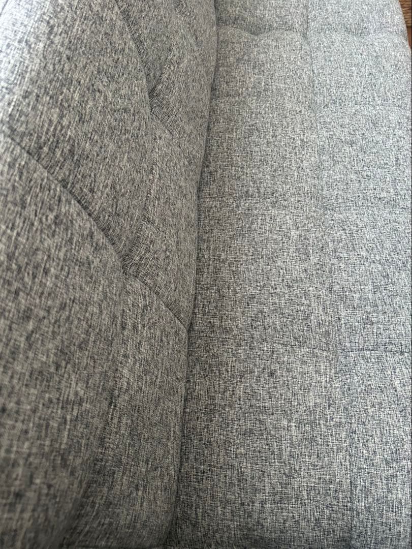 ニトリ マークス(AM GY)グレー ファブリック ソファベッド 二人掛け