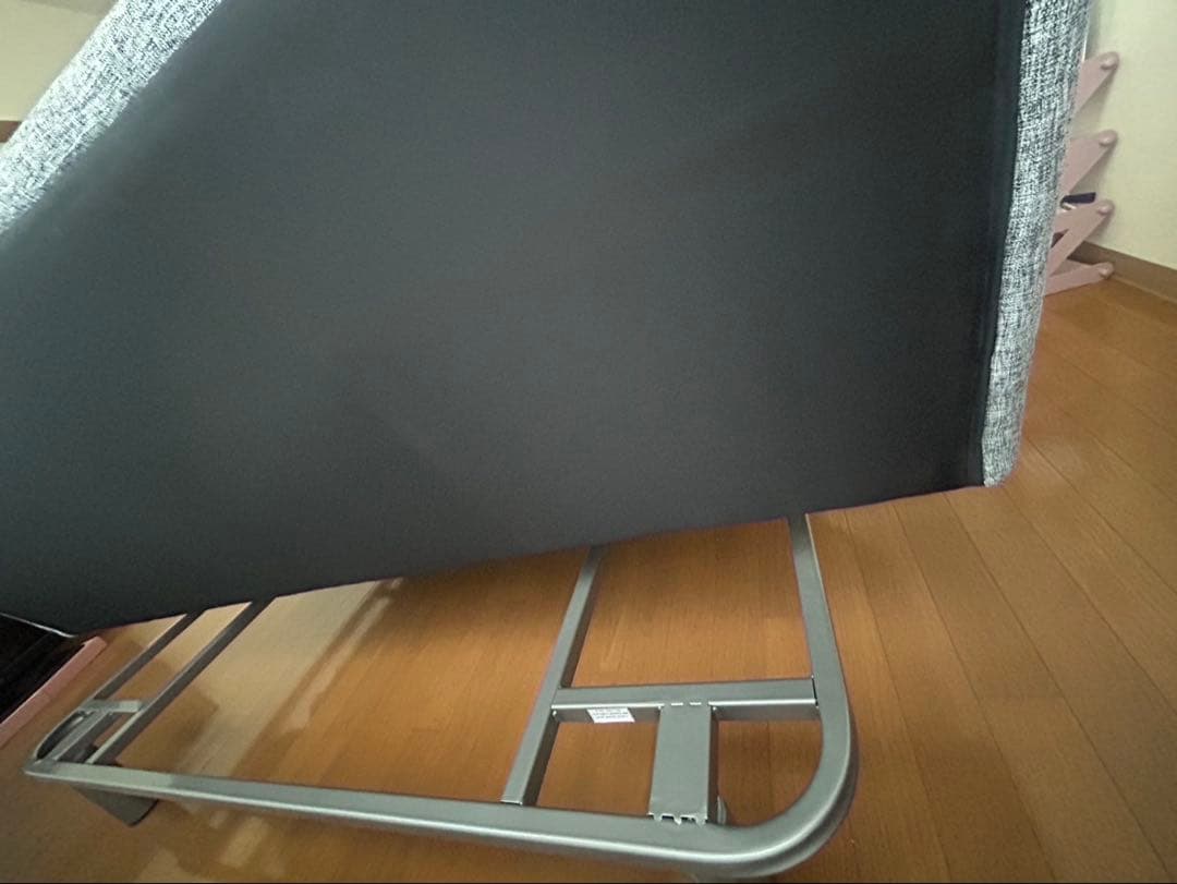 ニトリ マークス(AM GY)グレー ファブリック ソファベッド 二人掛け