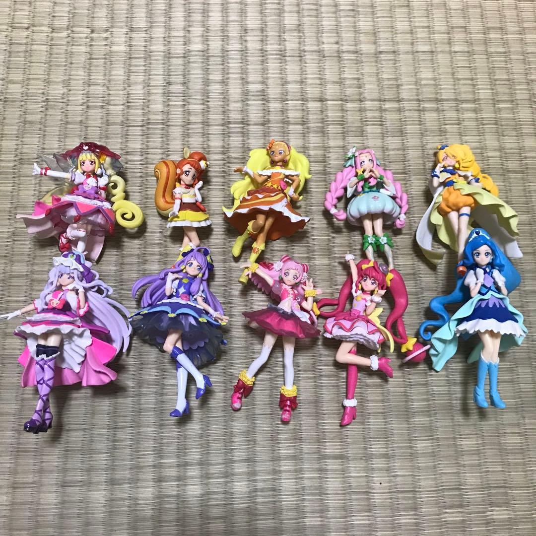 プリキュア フィギュア 10体 セット - メルカリ