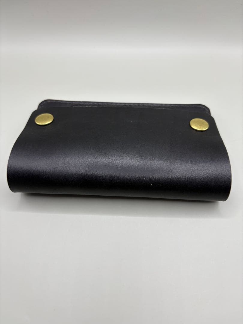 ミドルトラッカーウォレット　ホースバット (MARYAM社) 茶芯ブラック