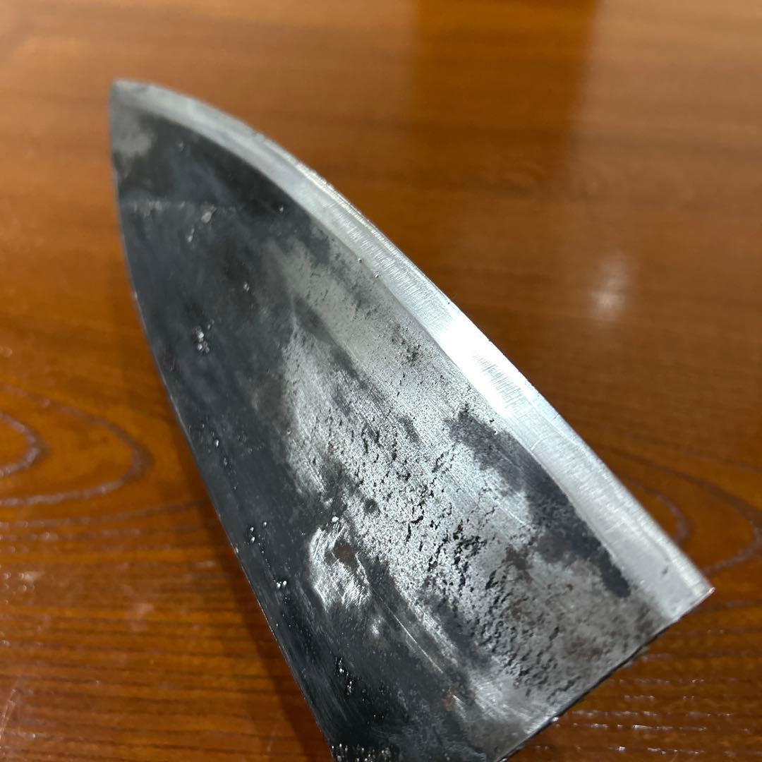 出刃包丁 貞義作 全長35cm刃21,5cm厚約3,5mm重約253g★送料無料