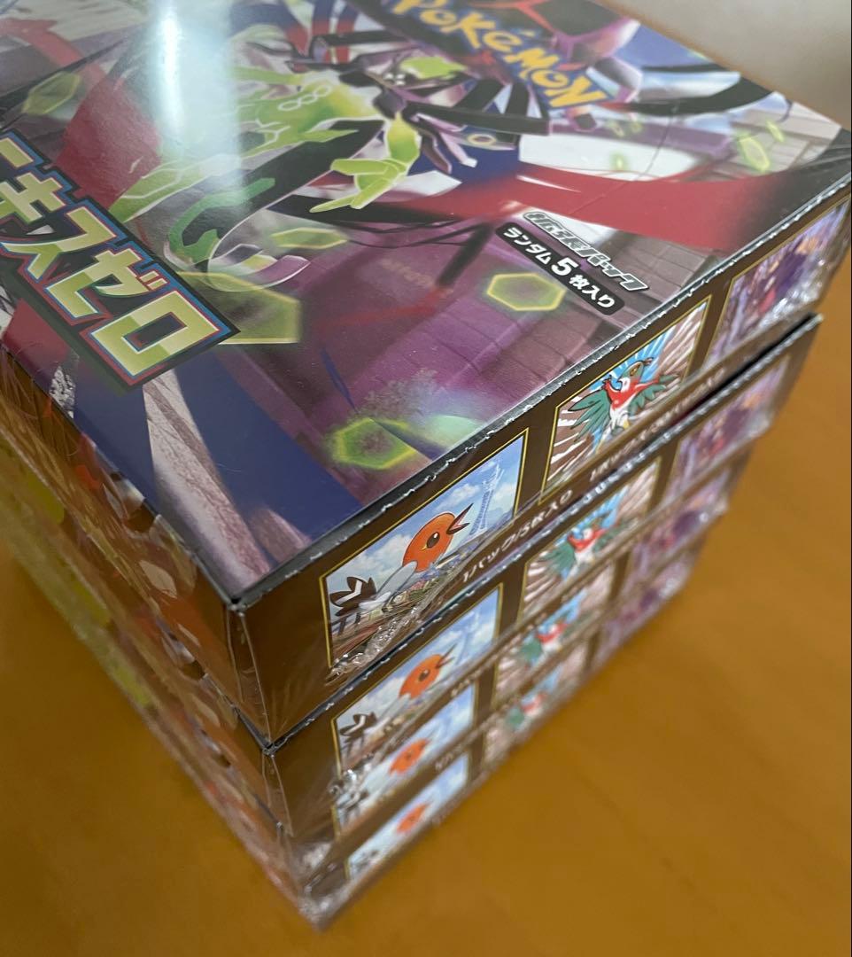 ポケカムニキスゼロ4BOX新品未開封シュリンク付き