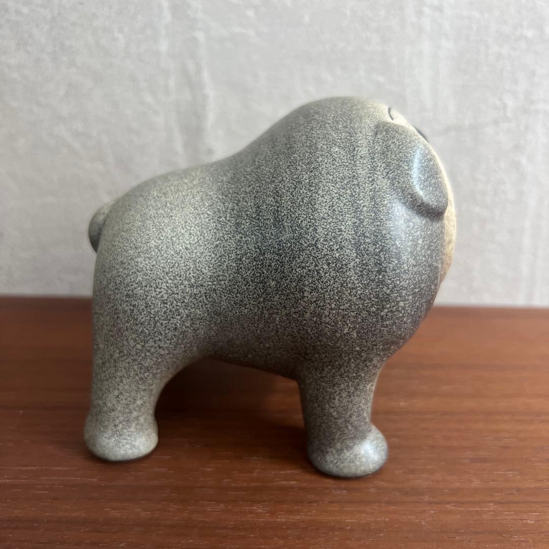 リサ・ラーソン 置物　ブルドッグ　M