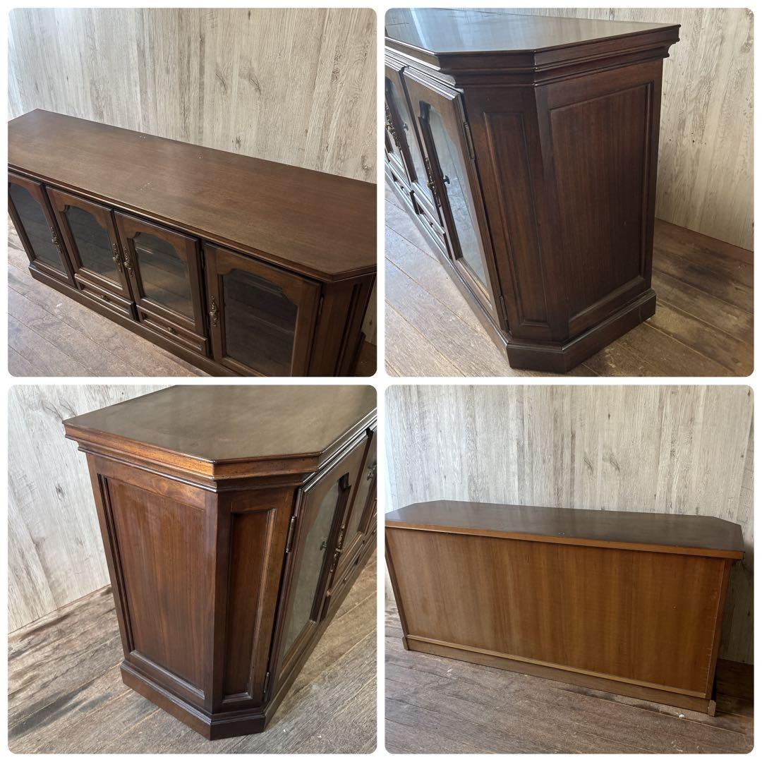 KOSUGA ガラスキャビネット カップボード リビングボード 食器棚 コスガ