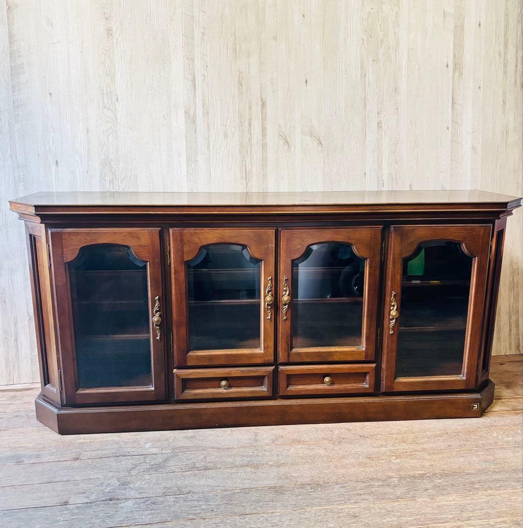 KOSUGA ガラスキャビネット カップボード リビングボード 食器棚 コスガ