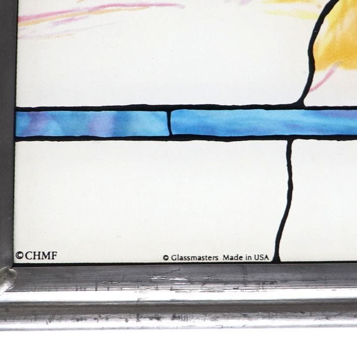 藤の欄間 ティファニー ヴィンテージ ステンドグラス トランザム フジの花