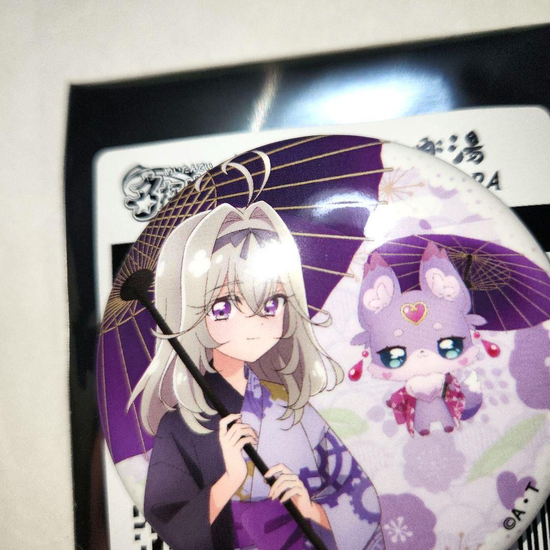 森亜るるか マシュタン 缶バッジ 名探偵プリキュア 極楽湯 コラボ 限定