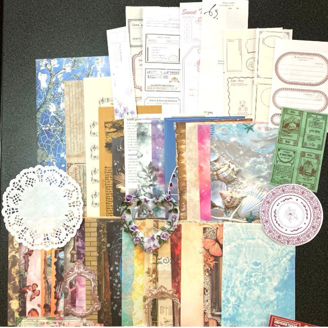 コラージュ素材 400点 おすそ分け まとめ売り - メルカリ