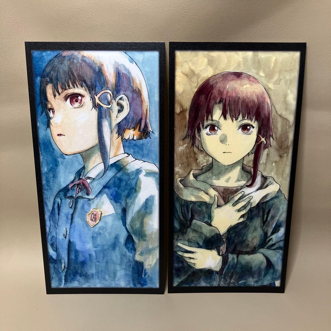 serial experiments lain 常影画廊小図録 7 イラスト集 - メルカリ