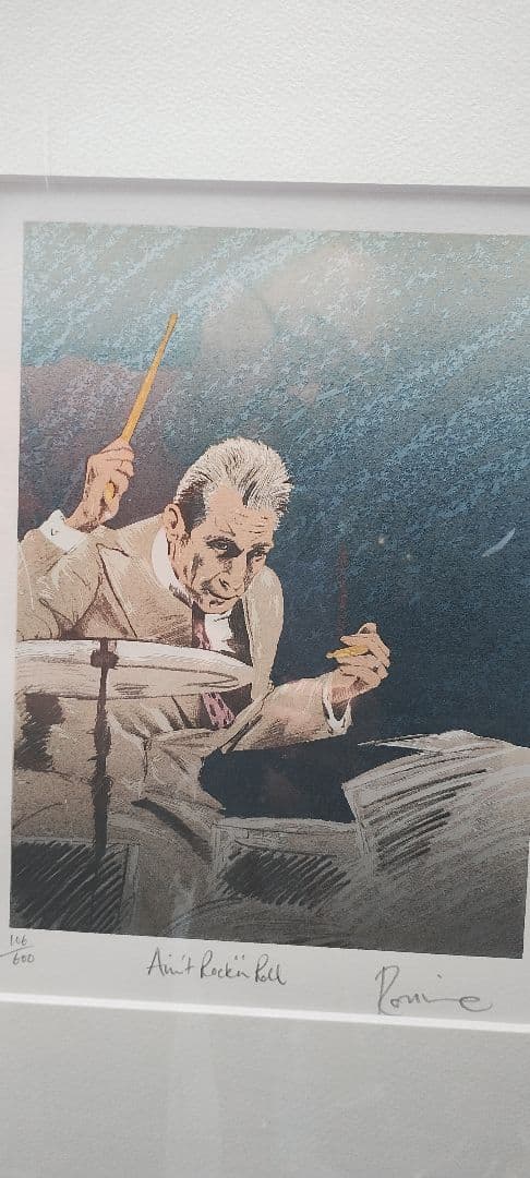 ロン・ウッド（ローリングストーンズ）リトグラフ - メルカリ